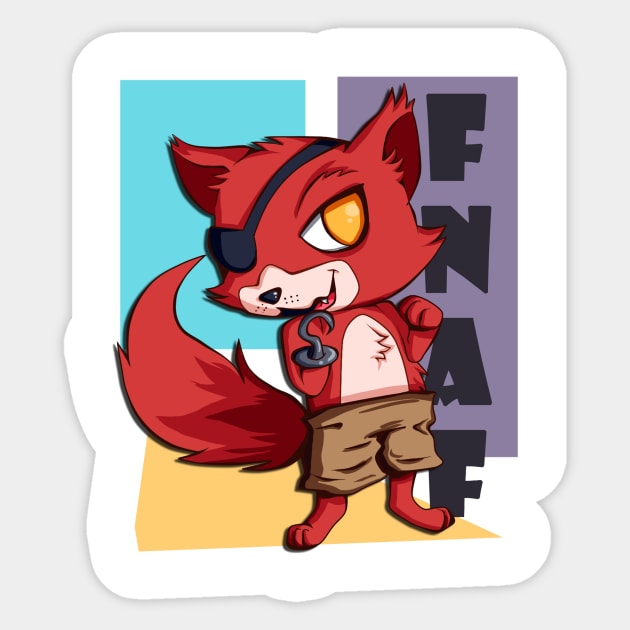 Foxy FNAF Sticker by panchi